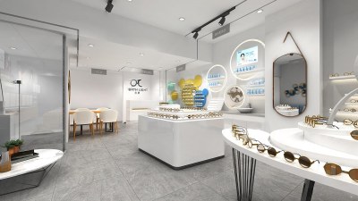 现代眼镜店3D模型下载